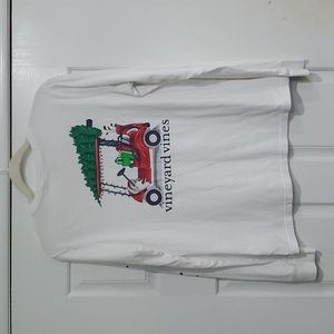 Vineyard Vines Christmas Long Sleeve Tshirt Size Medium